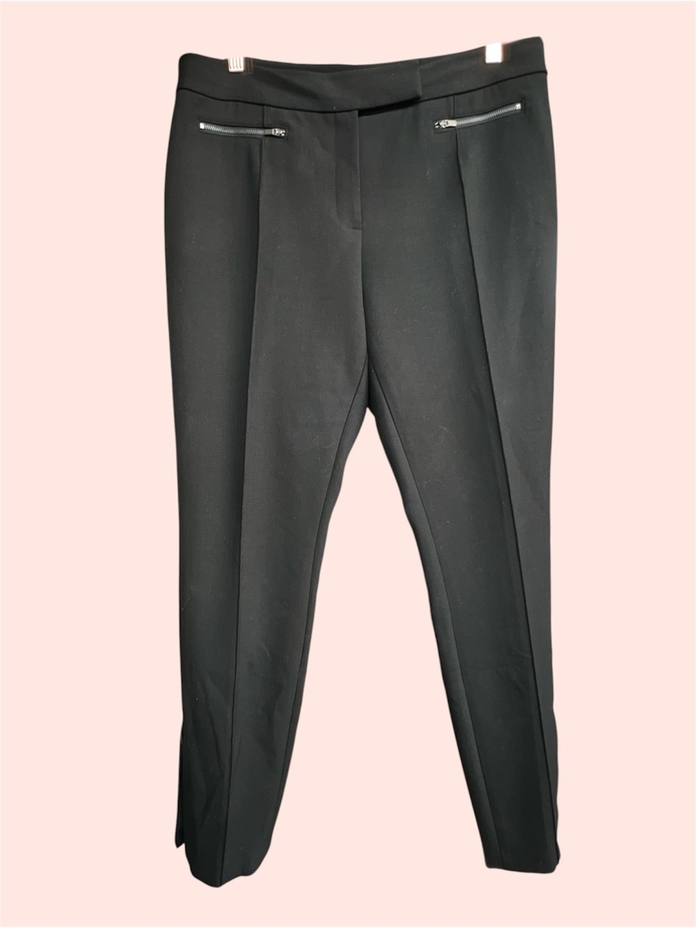 Classiques Entier Black Pants with Cool Zippered Ankle perfect for boots/booties